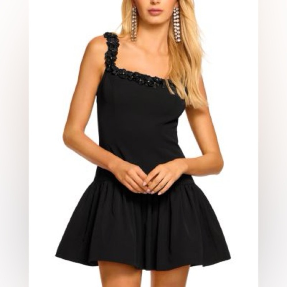 NWT Ramy Brook Lenna Black Minidress Size 4 - In Stores Now!